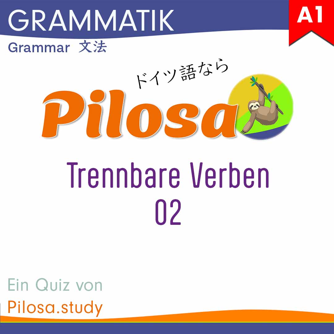 A1 Grammar Separable verbs 02