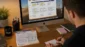 Lernkarte B1 Weihnachtsgrüße schreiben – überall im Blick; zum Beispiel als Hintergrund auf dem Desktop